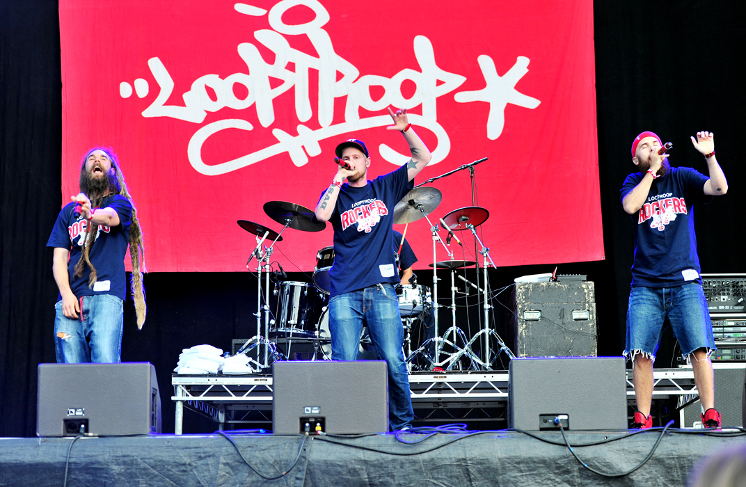 Looptroop Rockers spelade istället för Frank Ocean.